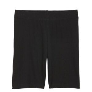 NWT Old Navy Black Ribbed High Rise Long Bike Short Size Small